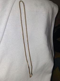 24 inch solid gold chain