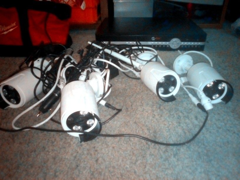 Heim Vision Surveillance Cameras With QSee Digital Video Recorder