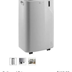 DeLonghi EM375 3-in-1 Portable Air Conditioner Cooler, 6900 BTU, 500 sq ft, White, Costco $470
