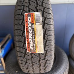 265-65R17 AT Arroyo Tires 🛞 $480