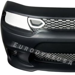 Dodge Charger EeSrt Hellcat Style Front Bumper Conversion Replacement Gt Style Grill Fits All Chargers Rt Sxt Scattpack Srt Hellcat 15-23
