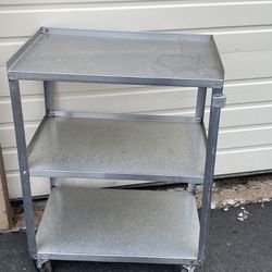 3-Tier Stainless Steel Rolling Table 