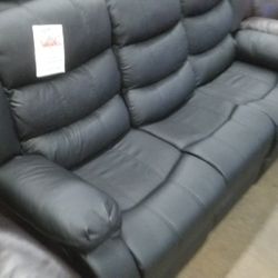🥏RECLINING LEATHER SOFA AND LOVESEAT BRAND NEW 