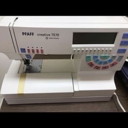 Pfaff 7570 Embroidery MachineAnd Bernette Seeger