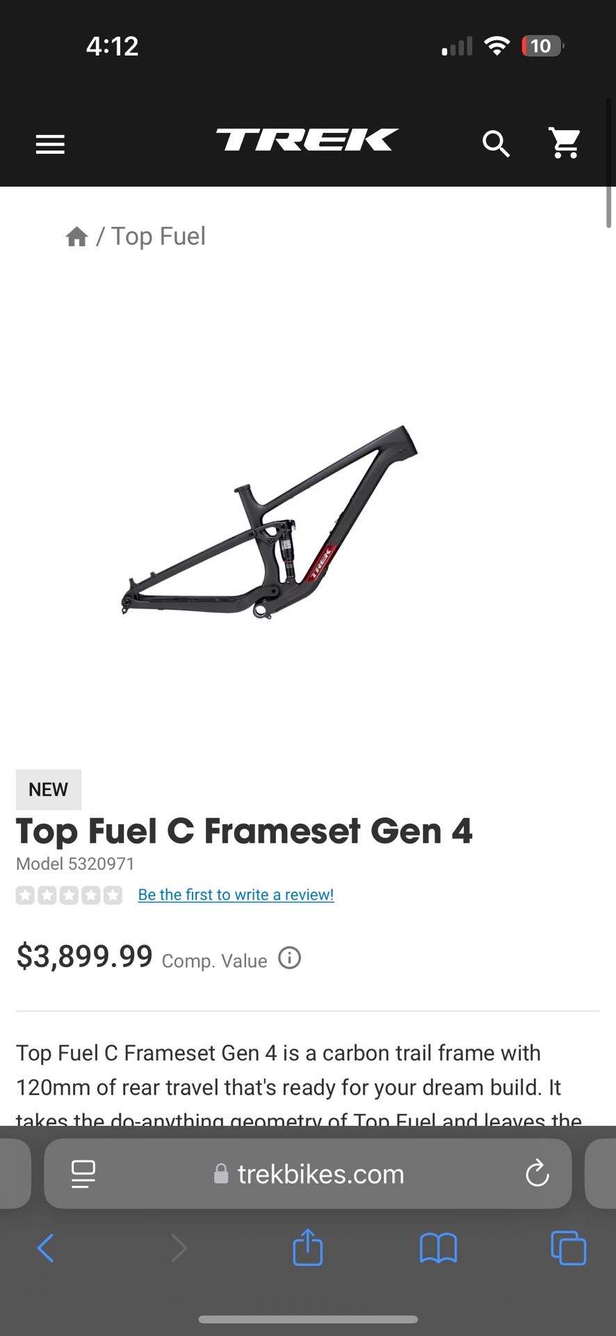 New Trek Bike Frames Sets