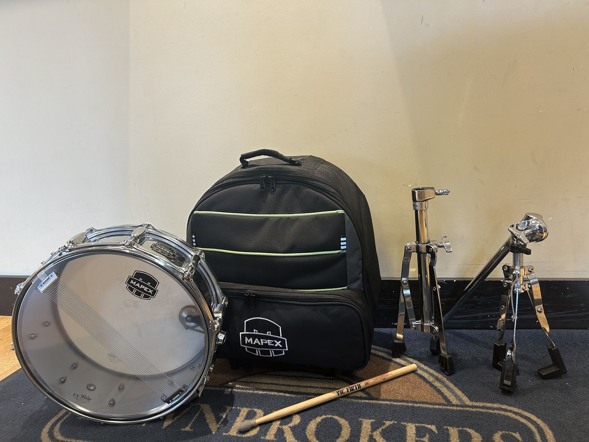 MAPEX Backpack Snare Drum Kit With Integrated Roller Bag