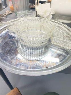 Lazy Susan relish/ dip tray