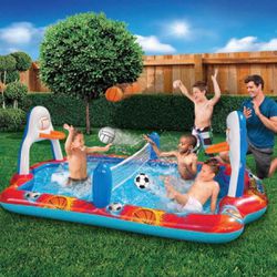 Sports Arena 4-In-1 Play Center Pool