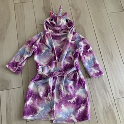unicorn bath robe swim cover up girl sz. 12-13 years. 