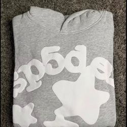 ALL SIZES Grey Sp5der Hoodie