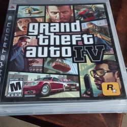 GTA IV PS3 Replacement Video Game Case With Booklet 
