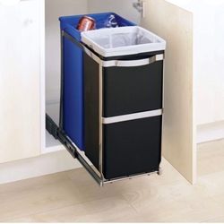 Simple Human Slide Trash And Recycling 