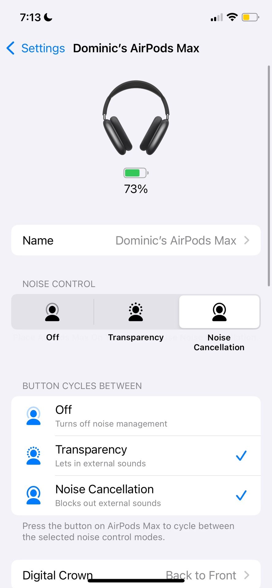 Apple AirPods Max Wireless Headphones | Active Noise Cancellation | Spatial Audio | Multiple Colors