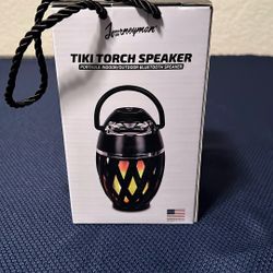 Tiki Torch Speaker Portable Indoor/Outdoor Bluetooth Speaker