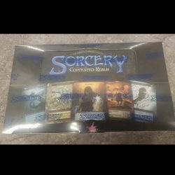 Sorcery: Contested Realm TCG Kickstarter ALPHA Booster Box for Sale in  Glendale, CA - OfferUp