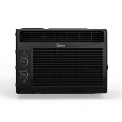 Midea 5,000 BTU Black Mechanical Window Air Conditioner with Easy Installation