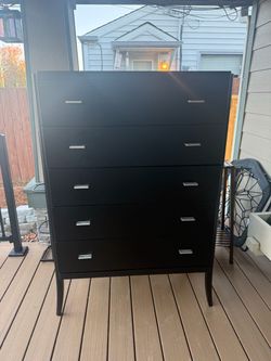 Black dresser