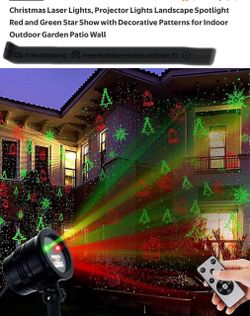 Christmas Laser Light Projector with Remote
