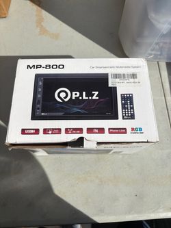 PLZ MP-800 touchscreen radio
