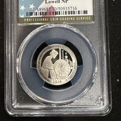 2019 S Perfect Graded Gem Proof Lowell NP Quarter Graded By PCGS At PR70 Deep Cameo 1-18