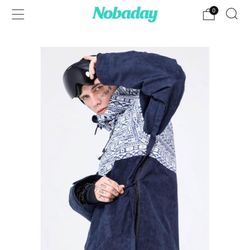 Nobaday Snowboard Hoodie – Size S – Brand new