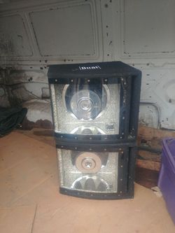 Dual 750 Watt SBP 10 Speakers