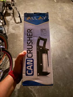 Can crusher wall mount