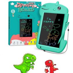 LCD Writing Tablet for Kids Drawing Tablet Doodle Birthday Gifts for Toddler (Green Dinosaur)