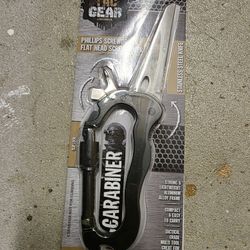 Tac Gear 5 In 1 Knife With Carabiner