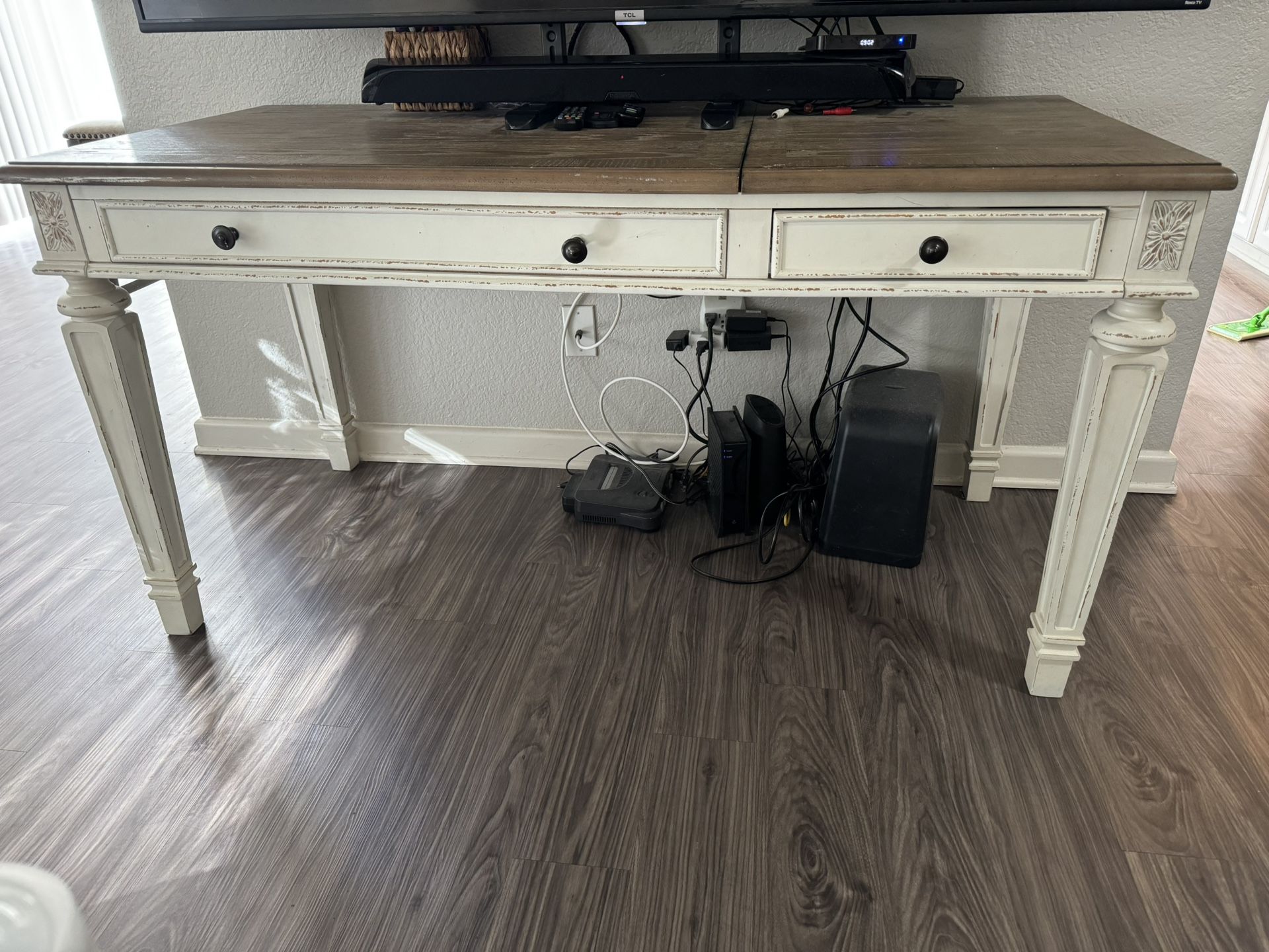 Computer Desk And Matching Dresser