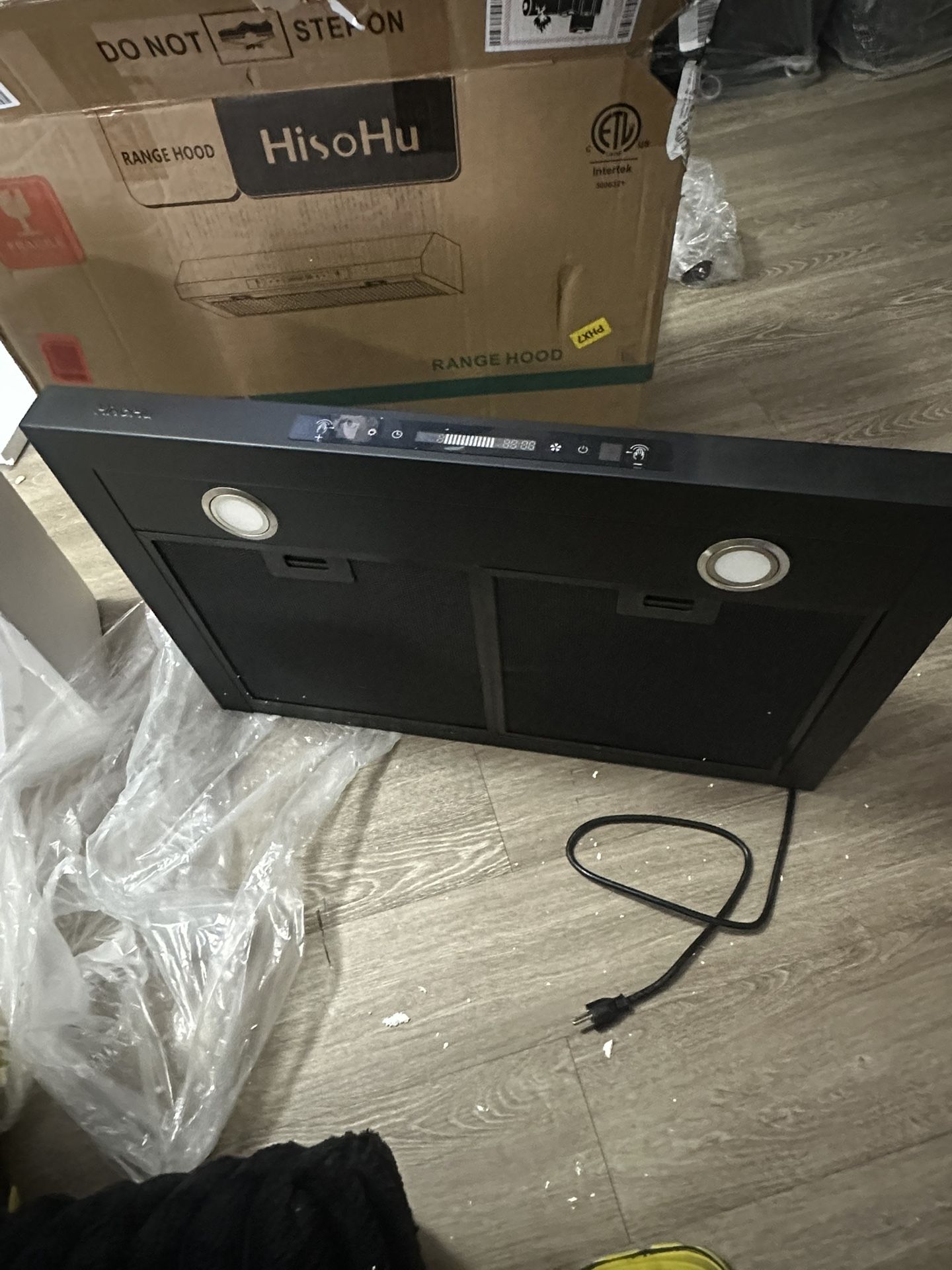 HisoHu 30 Inch Under Cabinet Range Hood