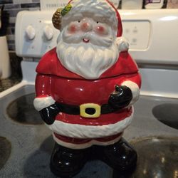 Santa Cookie Jar