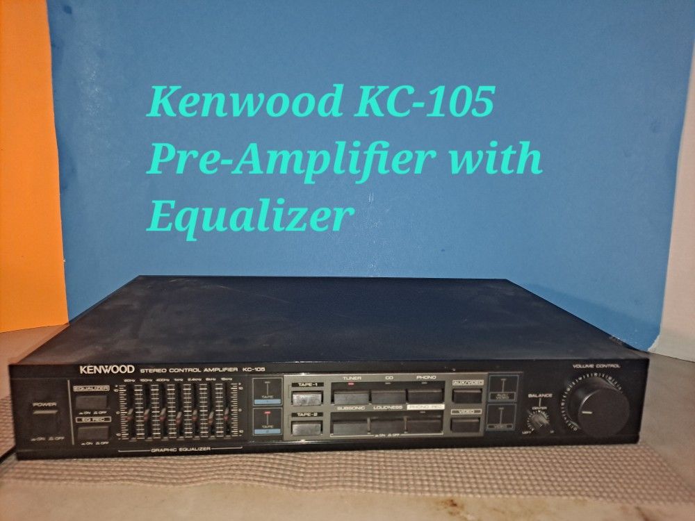 Kenwood KC-105 Pre-Amplifier with Equalizer-$95.00