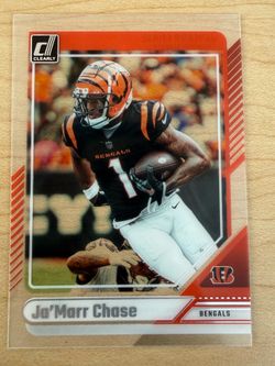 Ja’Marr Chase 2024 Clearly Donruss #13 Acetate Bengals Y2K Sportcore NFL WR
