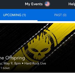 The Offspring At Hard Rock May 9 
