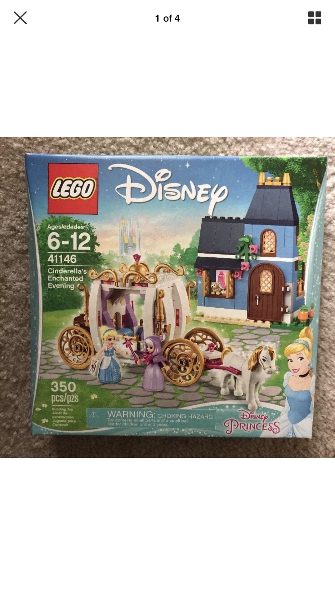 LEGO Disney Princess Cinderella Enchanted Evening Toy Set