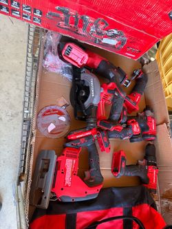 Craftsman 7 tools  set combo with Two batteries and charger