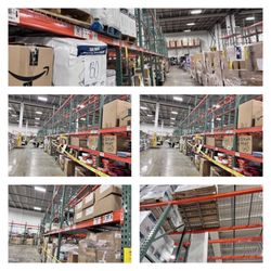 Warehouse Liquidation Sale Teardrop Industrial Supplies Pallet Racks Beams Uprights Forklifts 