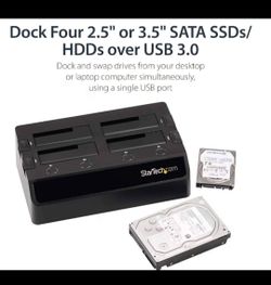 StarTech 4-Bay USB 3.0 SATA Hard Drive Dock