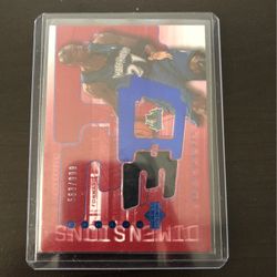 Kevin Garnett Jersey Insert Card
