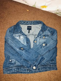 Size large denim jacket