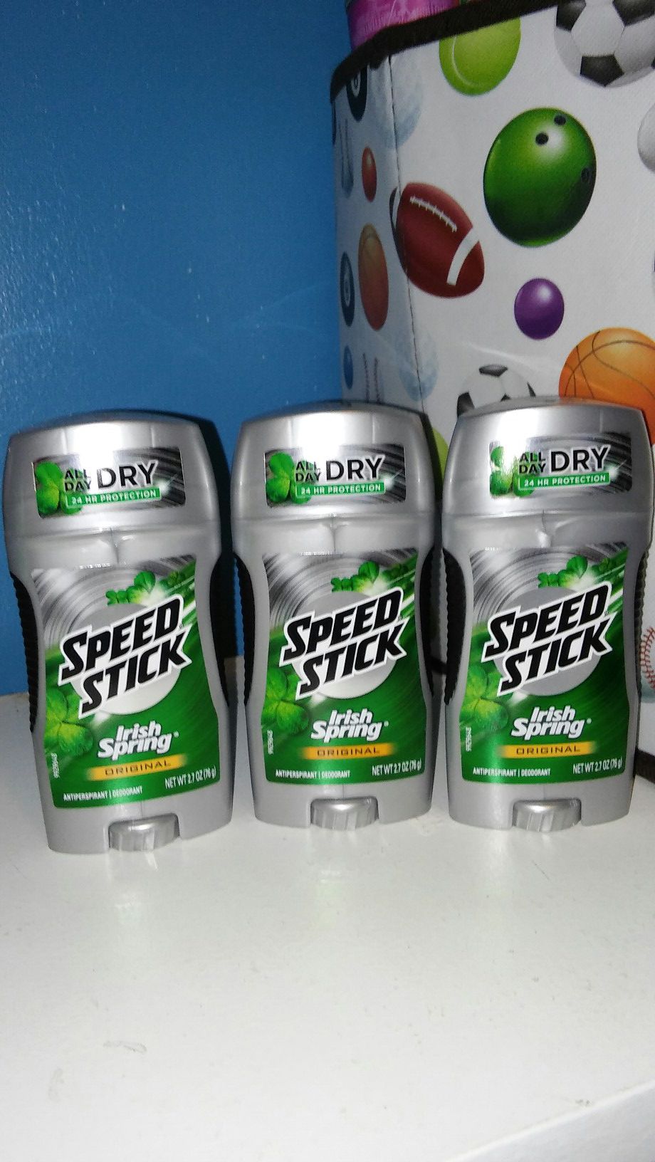 3 deodorants speed stick