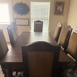 Elegant Dining Table Seats Eight