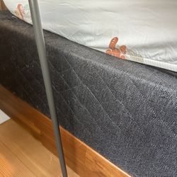 Queen-sized Box Spring, Color “spectrum grey”