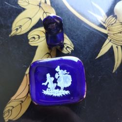 Limoges Miniature Salon Pair