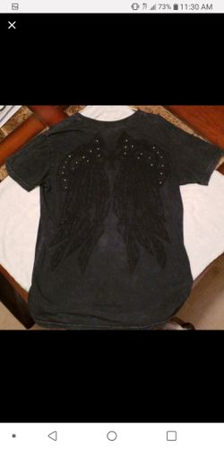 Affliction under armour buckle men's clothing bundle.