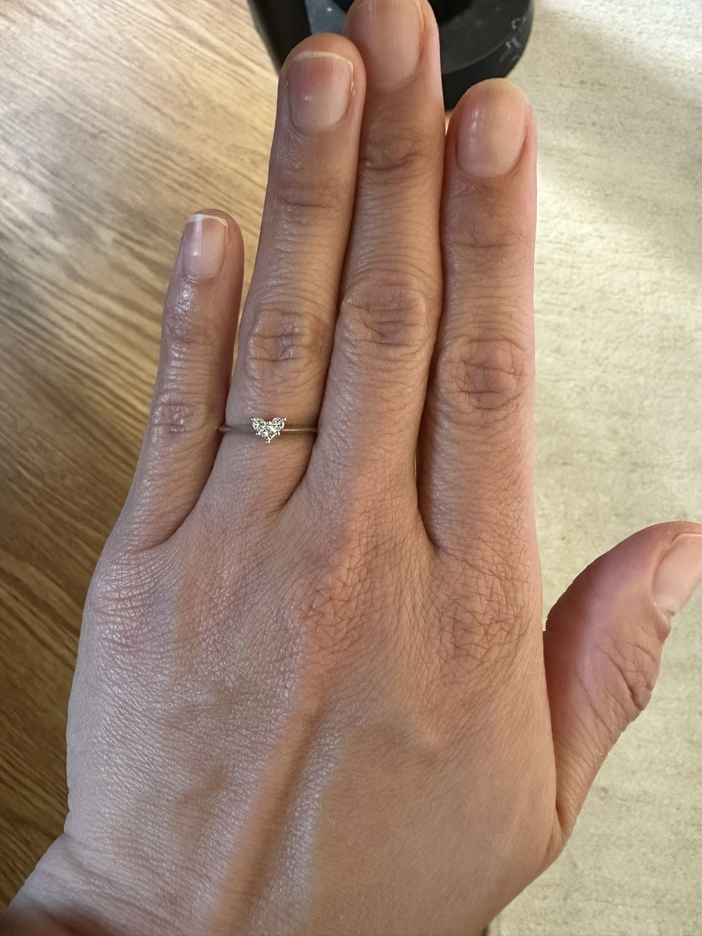 Heart Engagement Ring/ Promise Ring