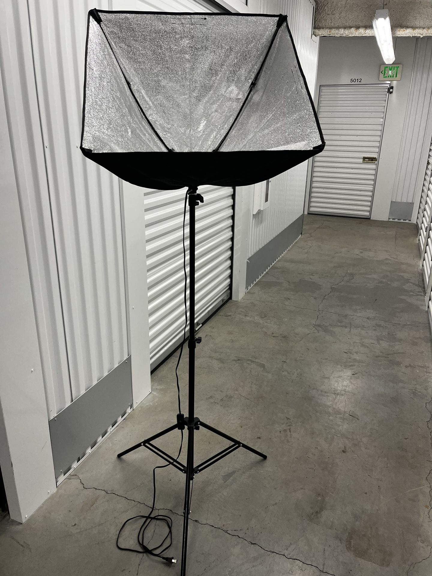 2 Fill Lights With 5500K Bulbs And Bag