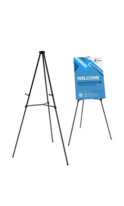 2 * Quartet 38 in. - 66 in. High Lightweight Aluminum Telescoping Tripod Easel
