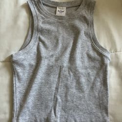 Grey Crop Tank